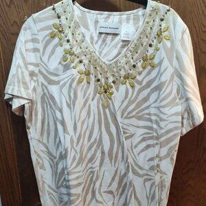 Misses Summer Short-Sleeve Medium 95%Top